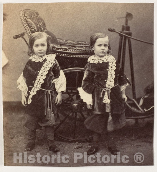 Photo Print : Eddie and Charlie Campbell : Vintage Wall Art