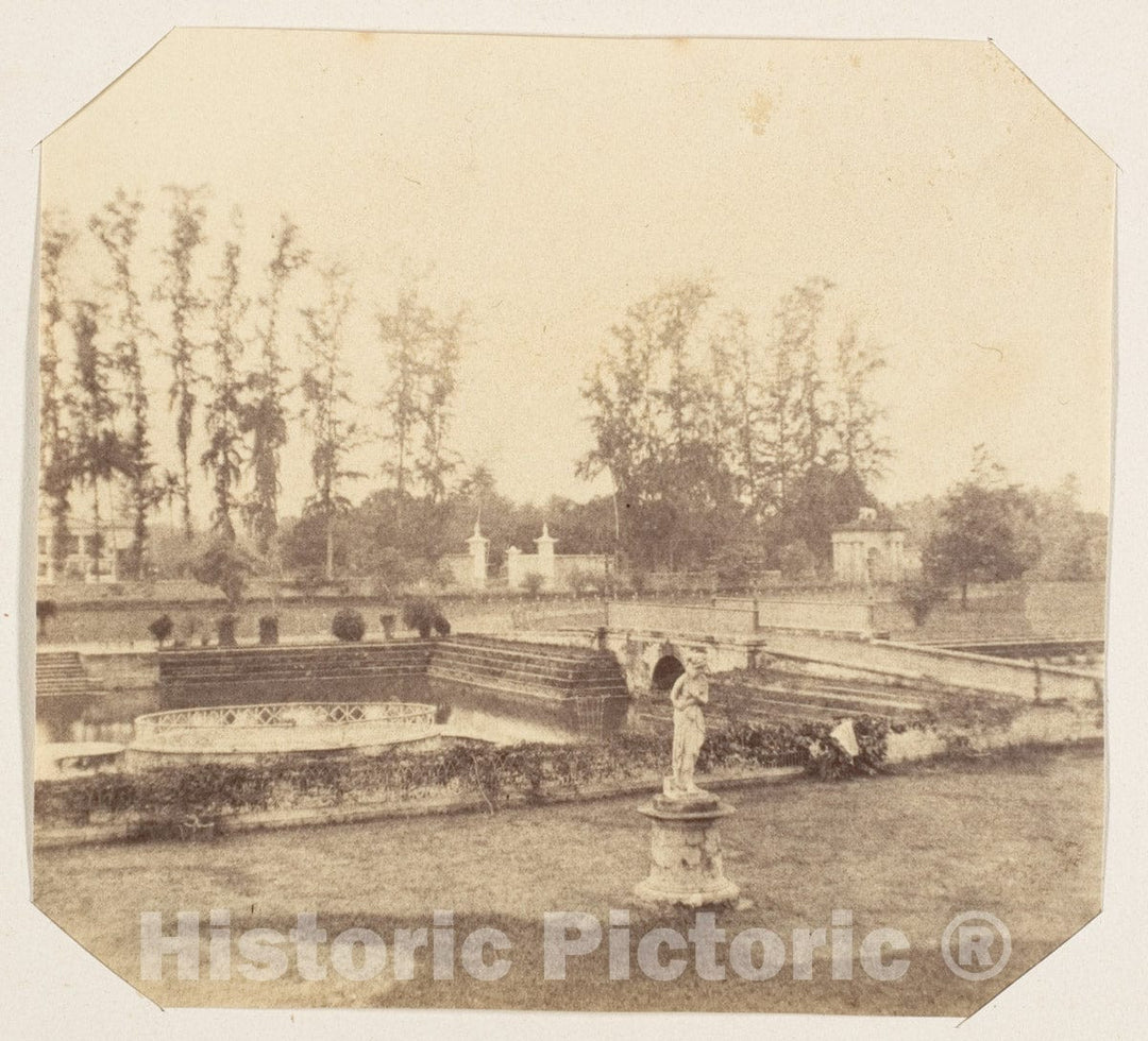 Photo Print : Seven Taluks, A Native House on The Road to Calcutta : Vintage Wall Art