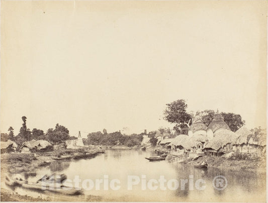 Photo Print : Captain R. B. Hill - Tolly's Nullah, Calcutta : Vintage Wall Art