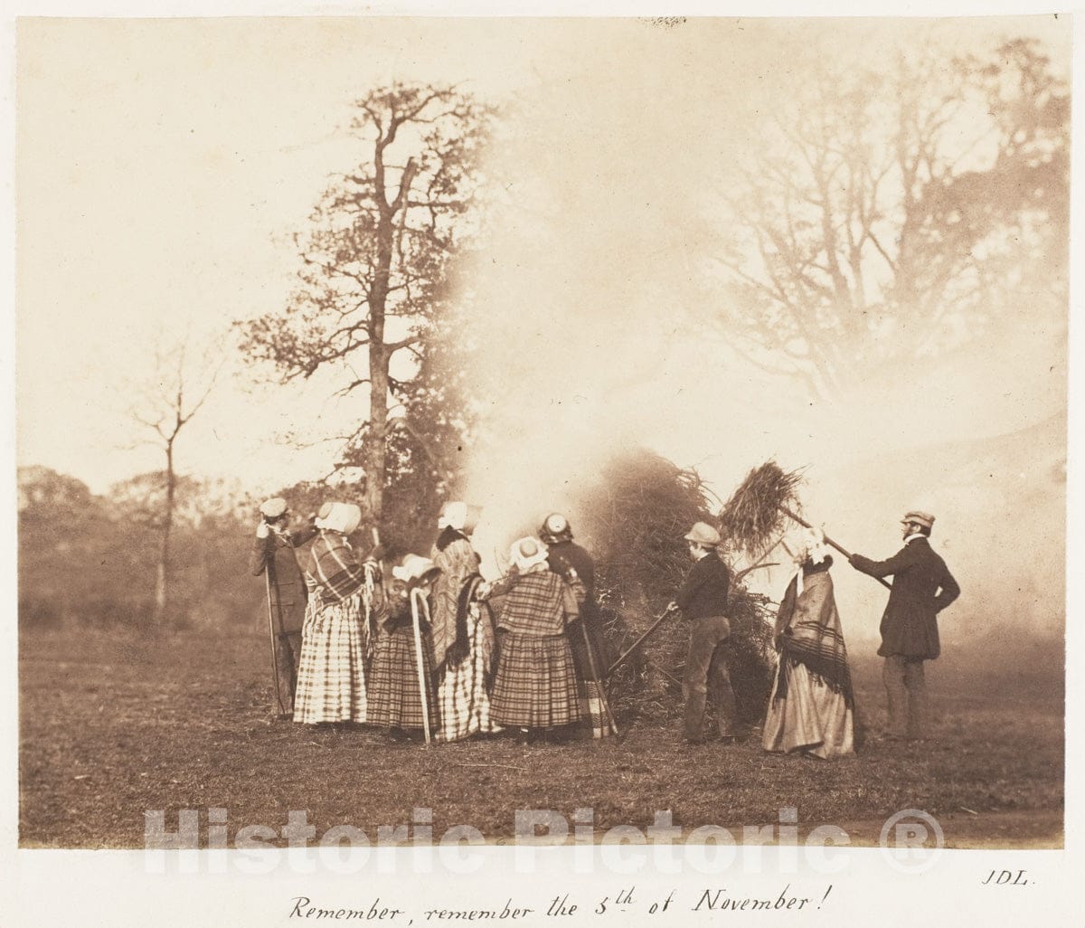 Photo Print : John Dillwyn Llewelyn - Remember, Remember The 5th of November! : Vintage Wall Art