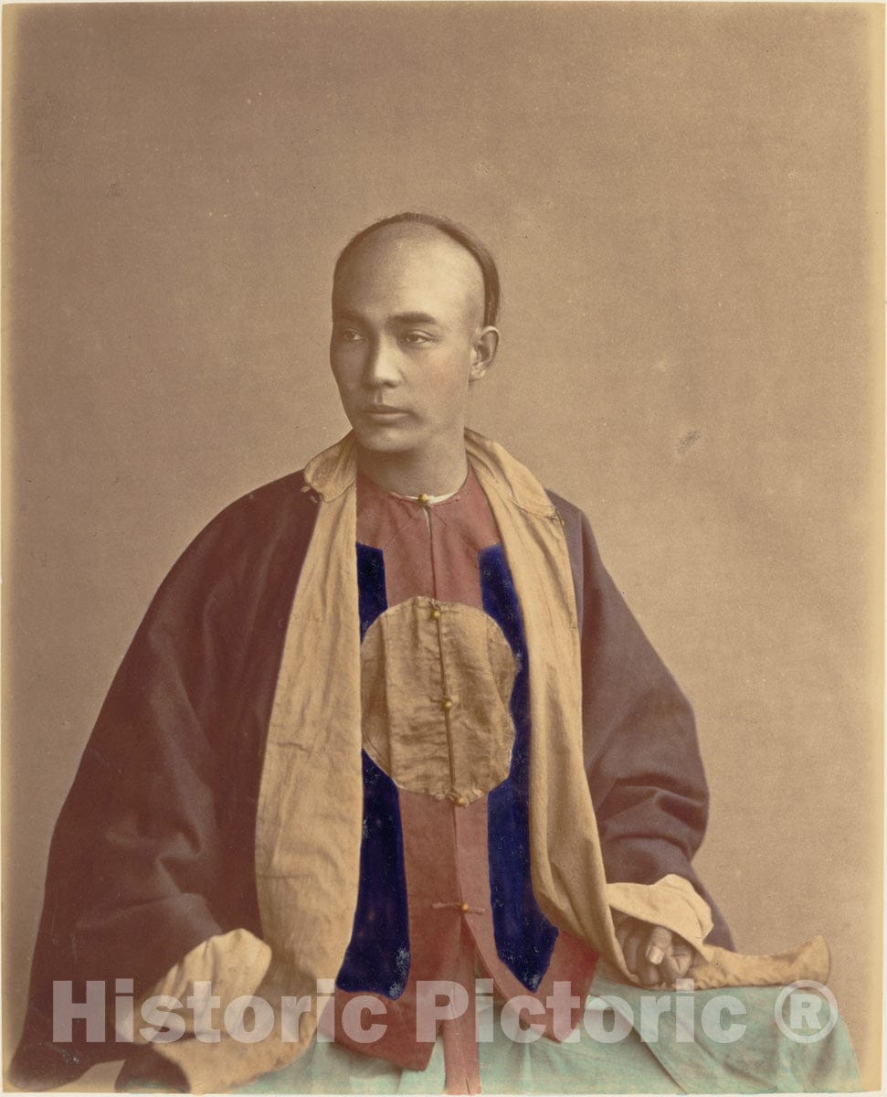 Photo Print : Raimund von Stillfried - Soldat de la Ligne : Vintage Wall Art