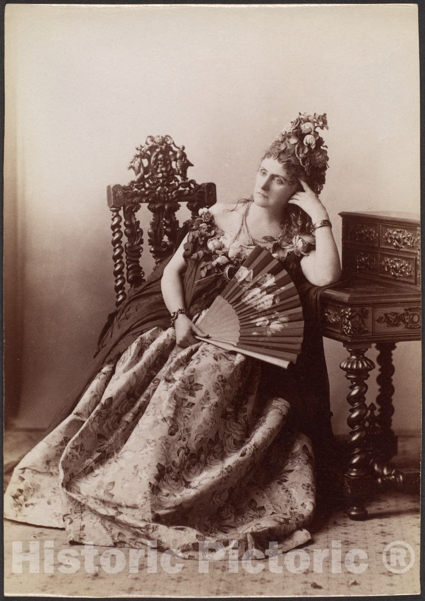 Photo Print : Pierre-Louis Pierson - Countess de Castiglione, from Série des Roses - 407900 : Vintage Wall Art