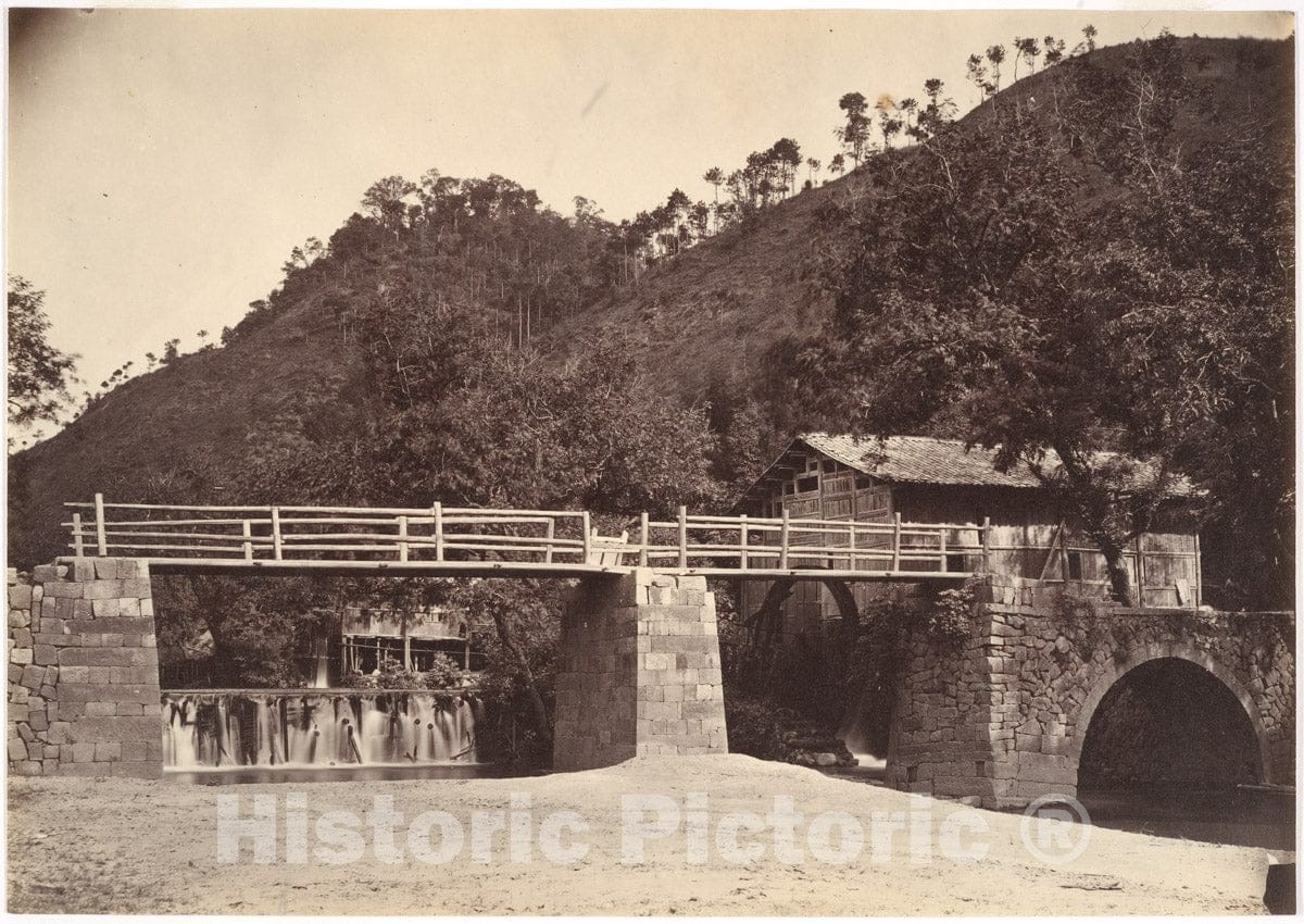 Photo Print : John Thomson - Chui Nang Opposite Kien-yang City : Vintage Wall Art