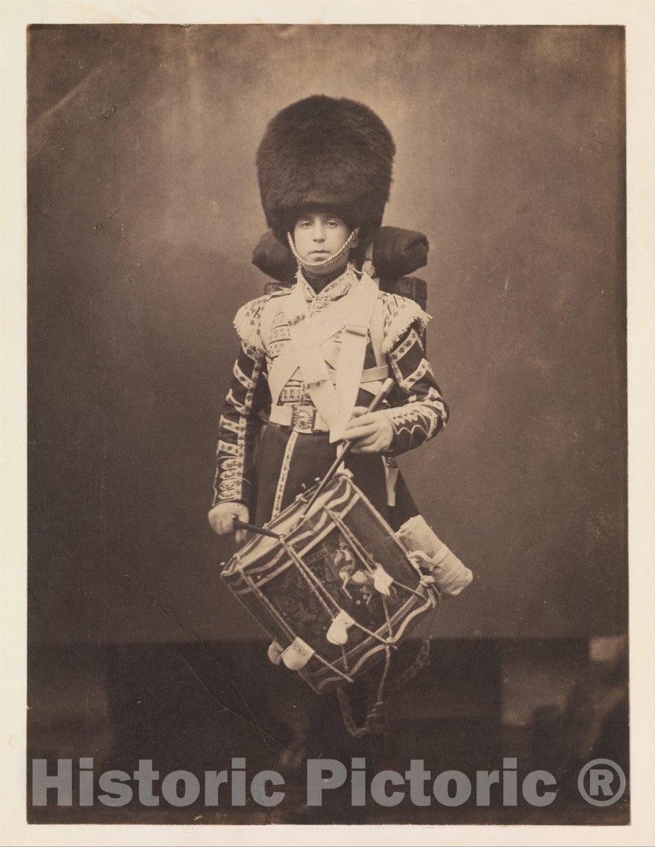 Photo Print : Joseph Cundall - Grenadier Guards Drummer : Vintage Wall Art