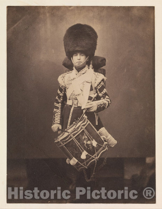 Photo Print : Joseph Cundall - Grenadier Guards Drummer : Vintage Wall Art