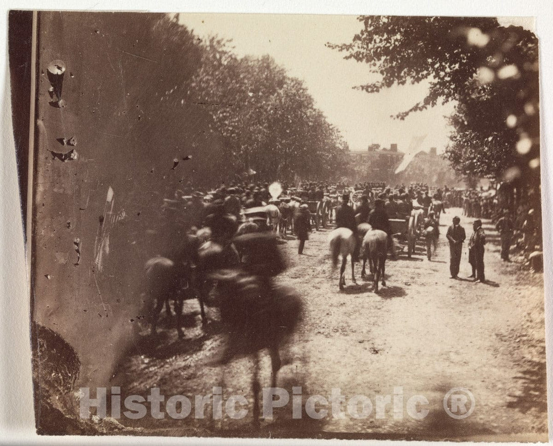 Photo Print : Alexander Gardner - Grand Army Review, Pennsylvania Avenue, Washington 1 : Vintage Wall Art