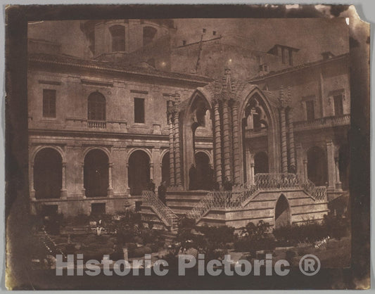 Photo Print : George Wilson Bridges - Benedictine Convent, Catania : Vintage Wall Art
