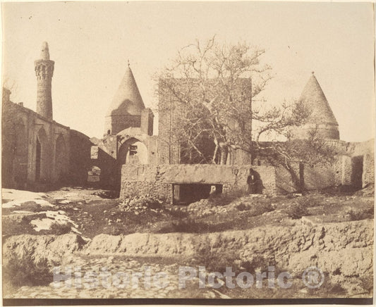 Photo Print : Possibly by Luigi Pesce - Tomb of Bayazid, BISTAM : Vintage Wall Art