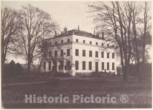 Photo Print : Édouard Baldus - Château of Princess Mathilde, Enghien : Vintage Wall Art