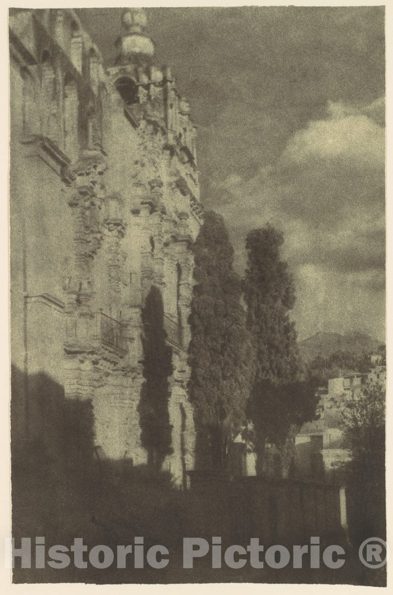 Photo Print : Henry Ravell - Jesuit Church, Guanajuato, Mexico : Vintage Wall Art