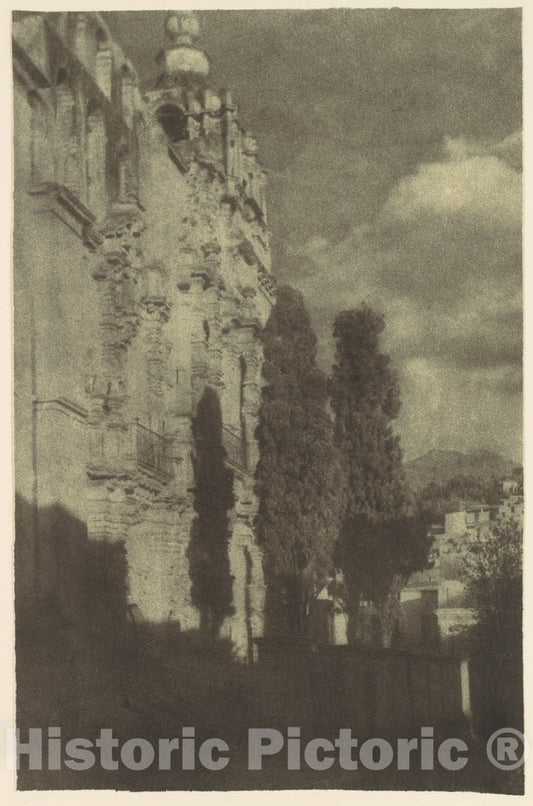 Photo Print : Henry Ravell - Jesuit Church, Guanajuato, Mexico : Vintage Wall Art