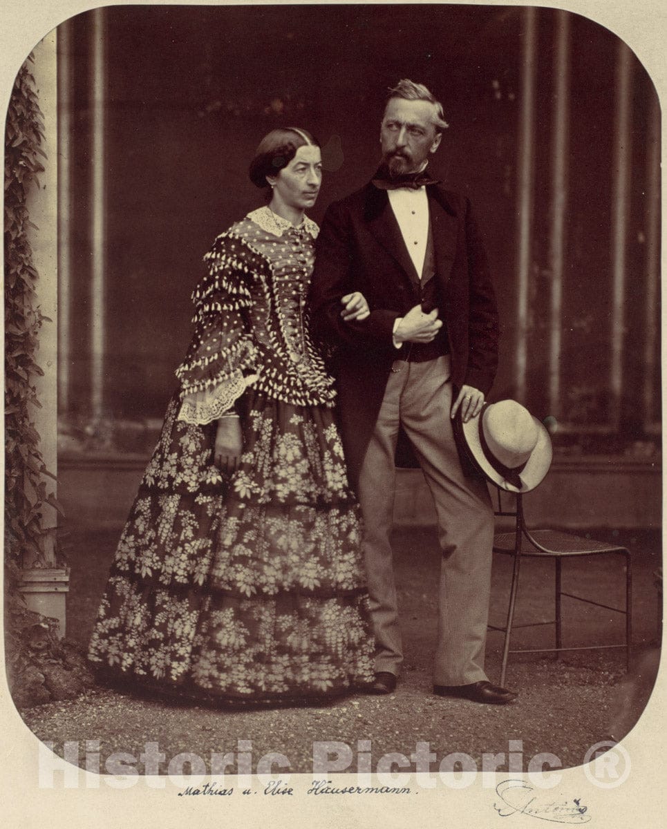 Photo Print : Franz Antoine - Mathias und Elise Höusermann : Vintage Wall Art