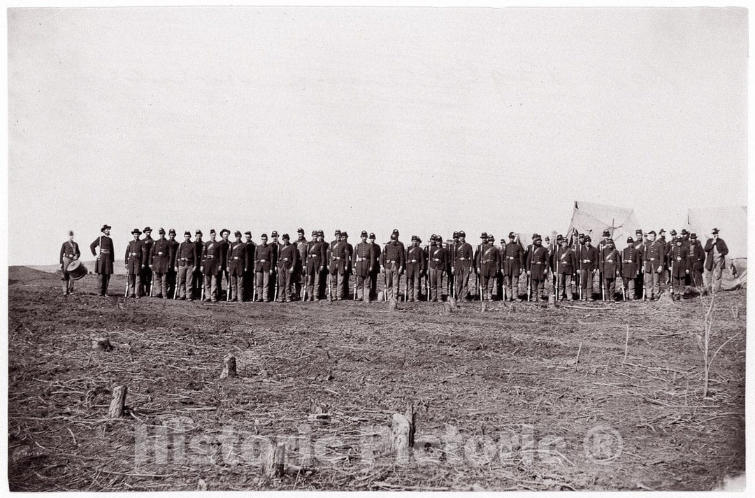 Photo Print : Formerly Mathew B. Brady - 139th Pennsylvania Infantry 2 : Vintage Wall Art