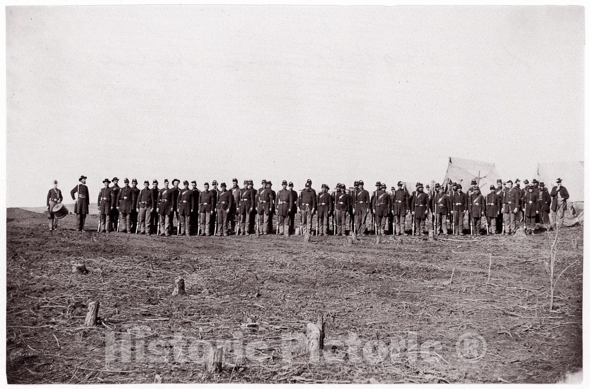 Photo Print : Formerly Mathew B. Brady - 139th Pennsylvania Infantry 2 : Vintage Wall Art