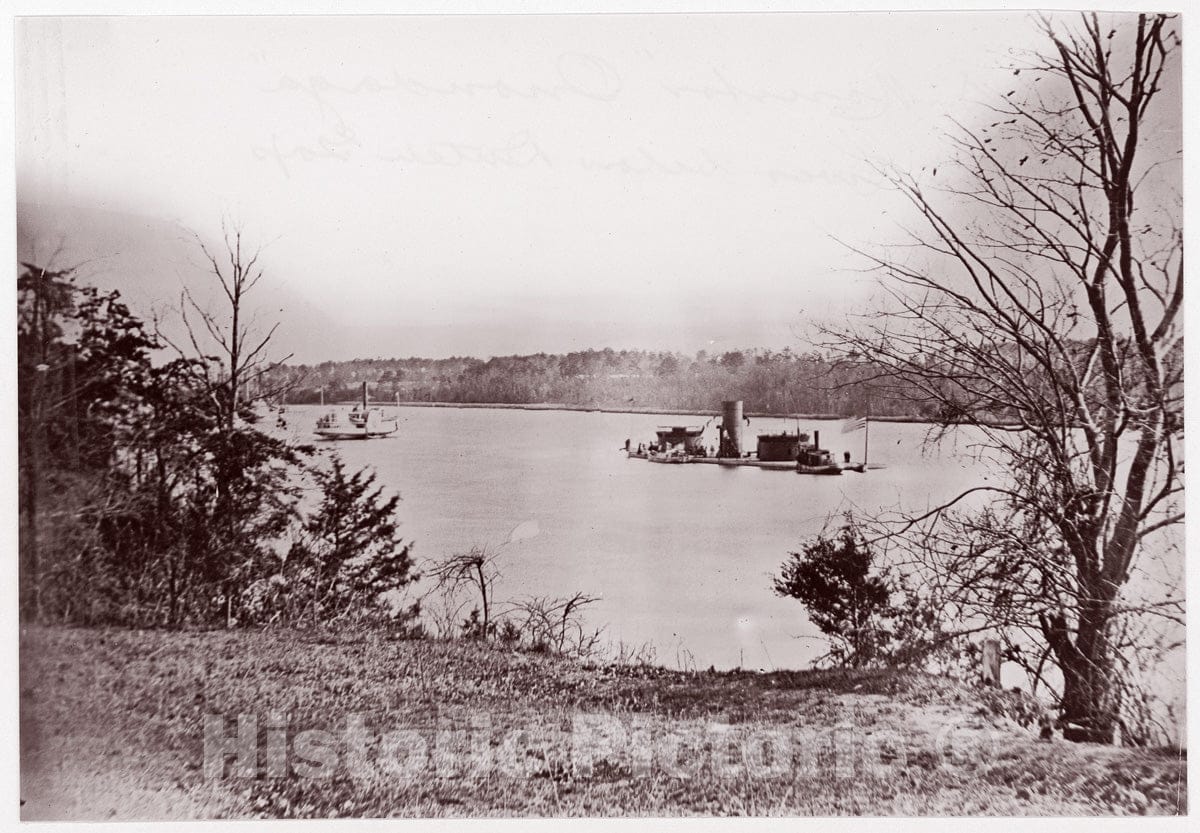 Photo Print : Formerly Mathew B. Brady - U.S. Monitor Onondaga, James River 1 : Vintage Wall Art