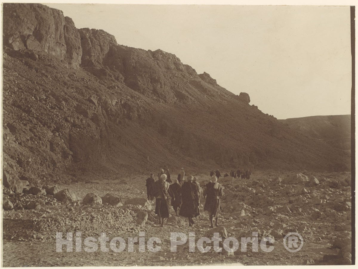 Photo Print : Lord Carnarvon - Dier el Bahari, Egypt : Vintage Wall Art