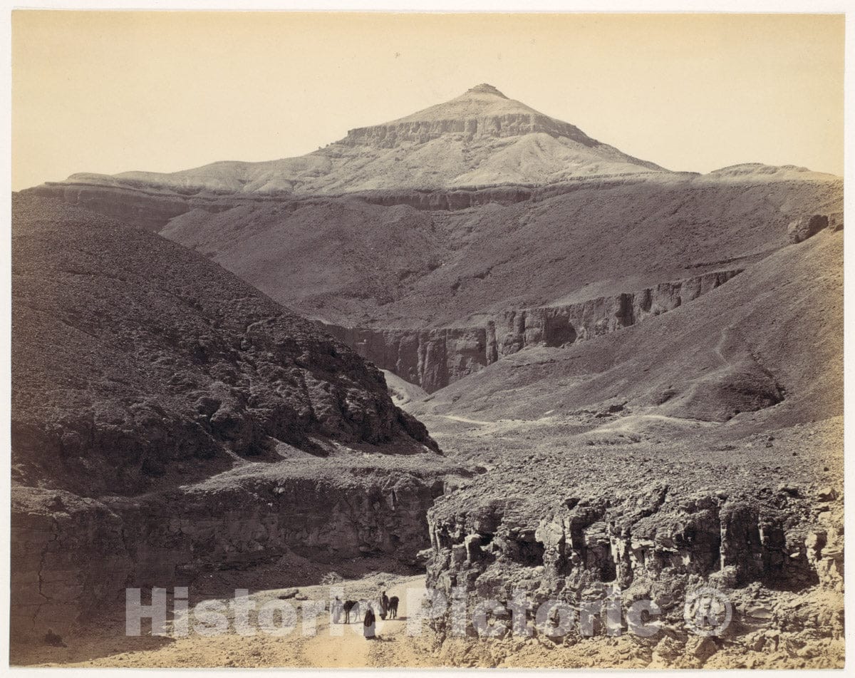 Photo Print : Francis Frith - Valley of The Kings, Thebes : Vintage Wall Art