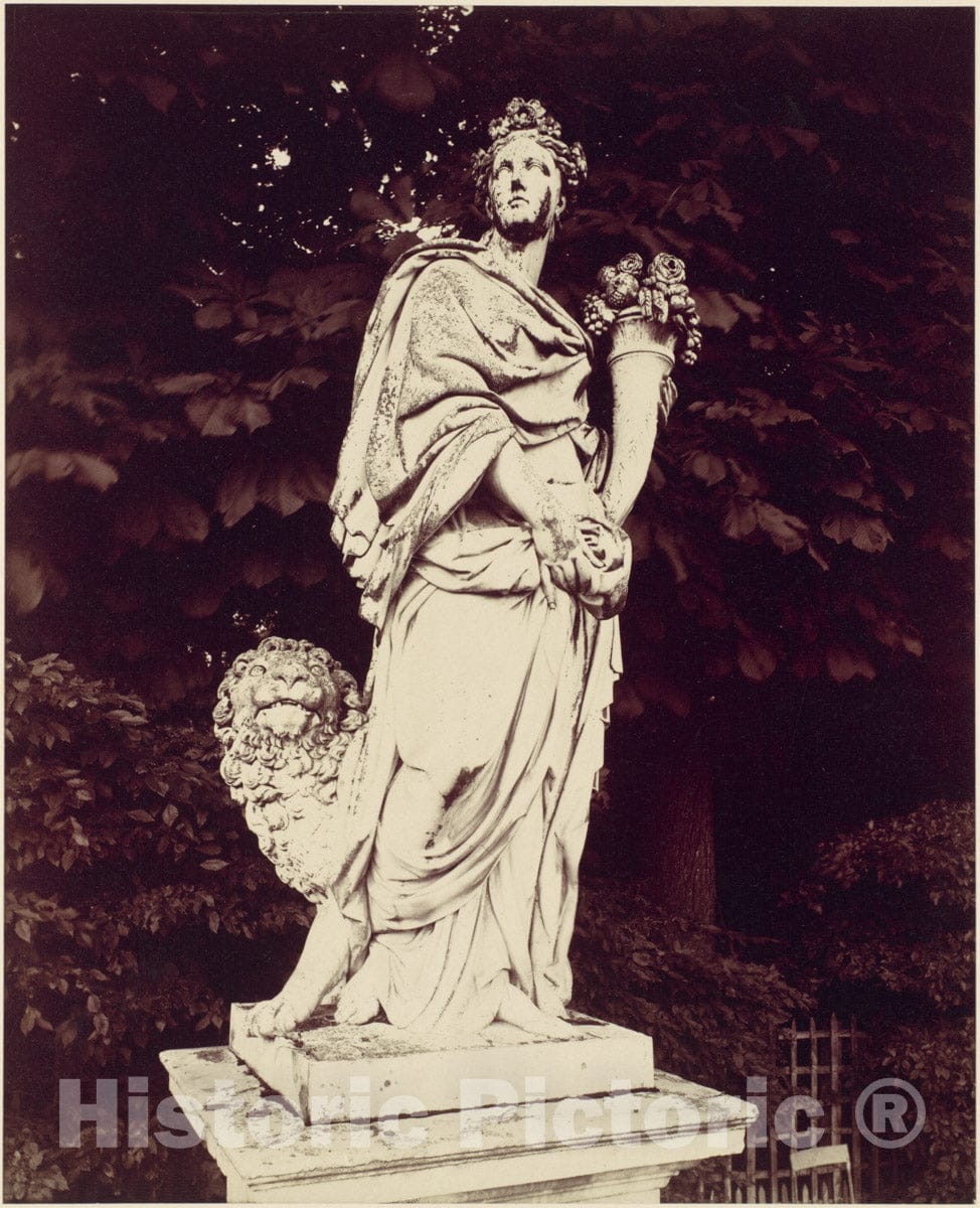 Photo Print : Eugène Atget - Versailles, La Terre par Massou : Vintage Wall Art
