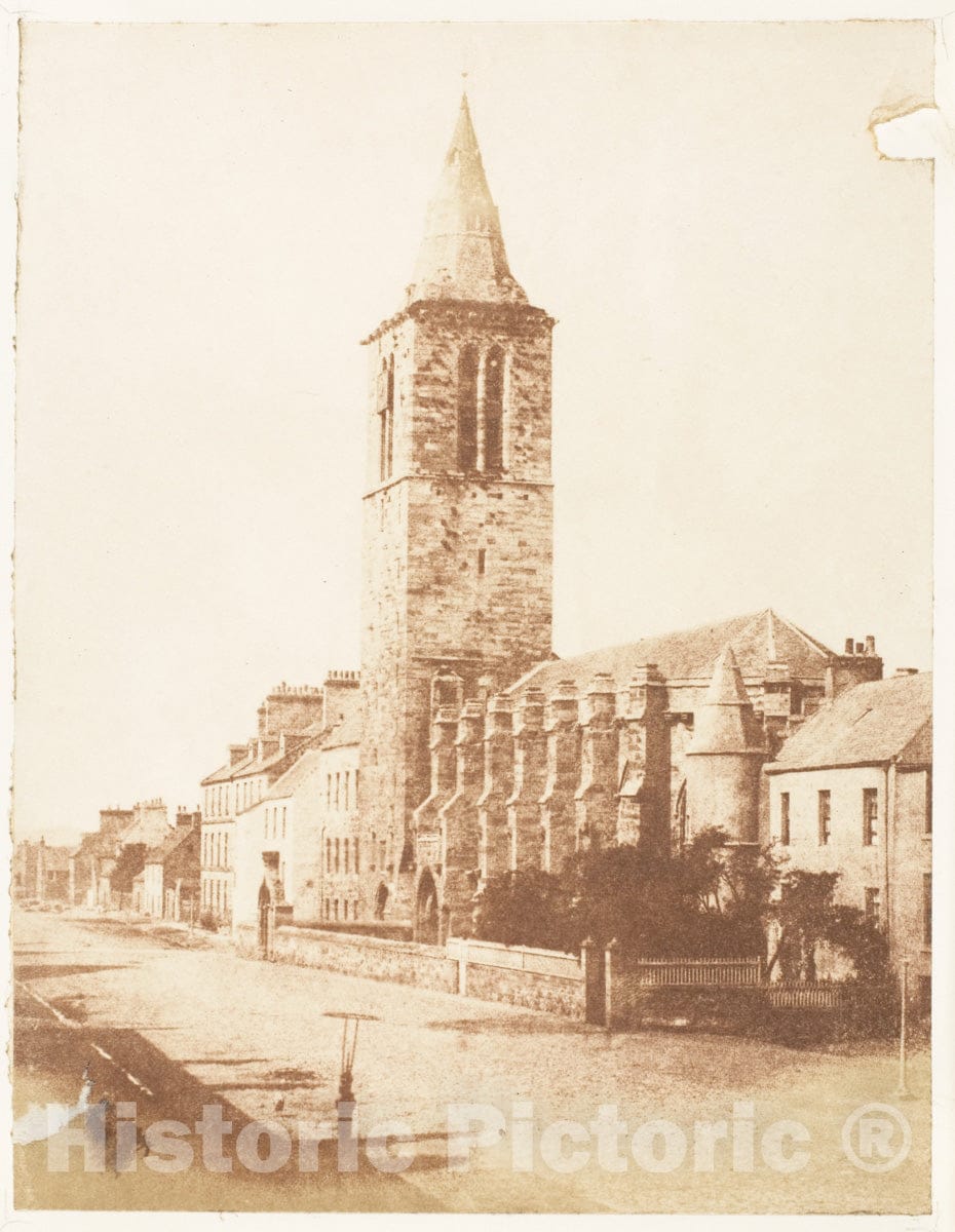 Photo Print : Hill and Adamson - St. Andrews. College Church of St. Salvator 1 : Vintage Wall Art