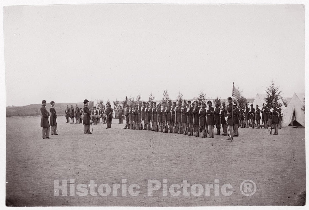 Photo Print : Formerly Mathew B. Brady - Regiments - unidentified. Brady Album, p. 156 1 : Vintage Wall Art