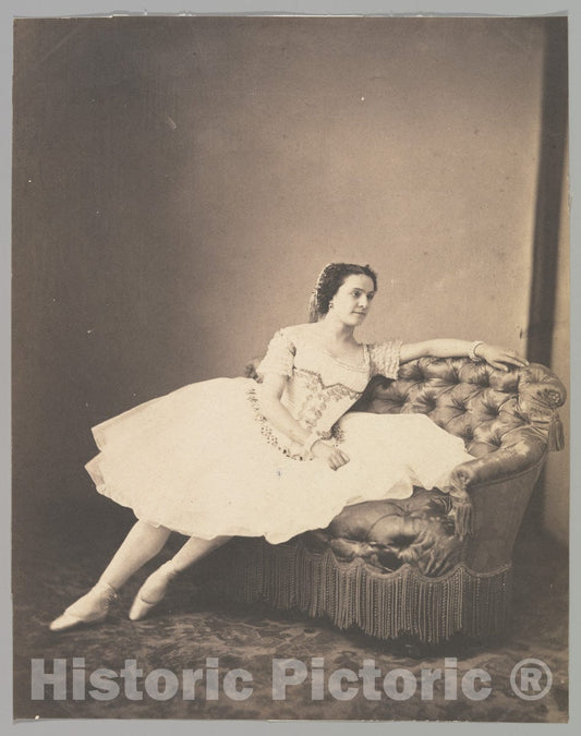 Photo Print : André-Adolphe-Eugène Disdéri - Caroline Rosati : Vintage Wall Art