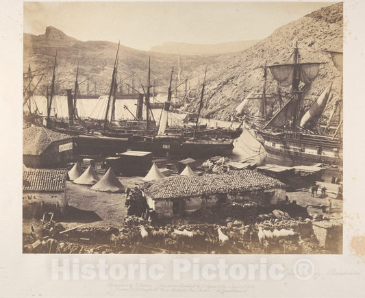 Photo Print : Roger Fenton - Cossack Bay, Balaklava : Vintage Wall Art