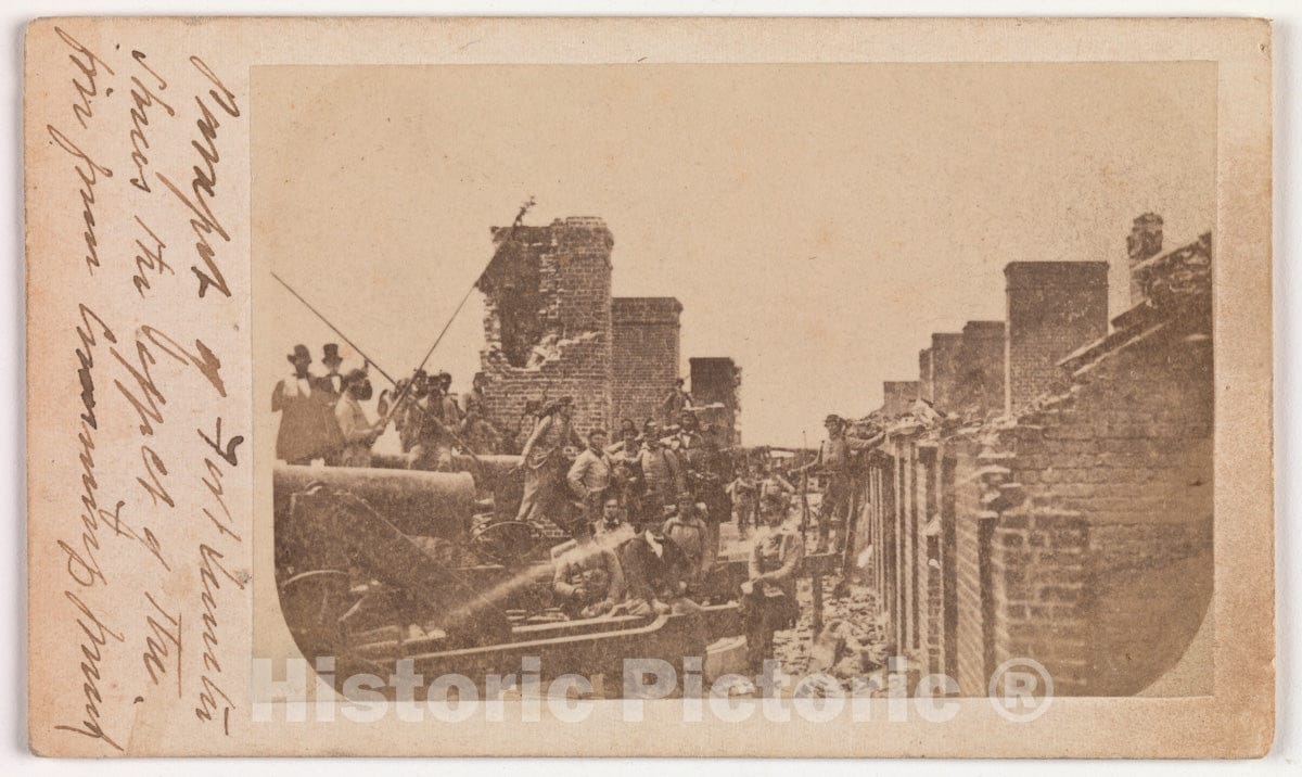 Art Print : Alma A. Pelot - The Evacuation of Fort Sumter, April 1861-408043 : Vintage Wall Art