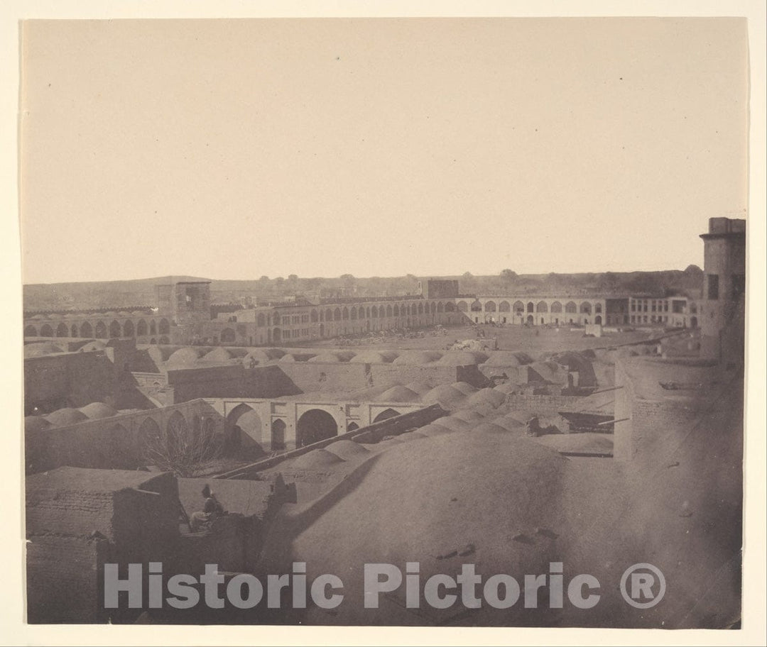 Photo Print : Possibly by Luigi Pesce - Plaza of Canons, Teheran, Iran (Maydan-i Top-khaneh) : Vintage Wall Art