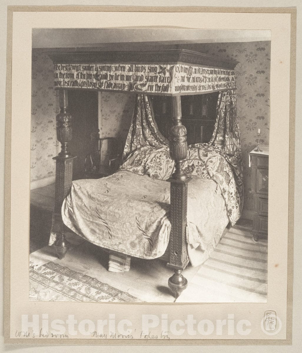 Art Print : Frederick H. Evans - WM's Bedroom : Vintage Wall Art