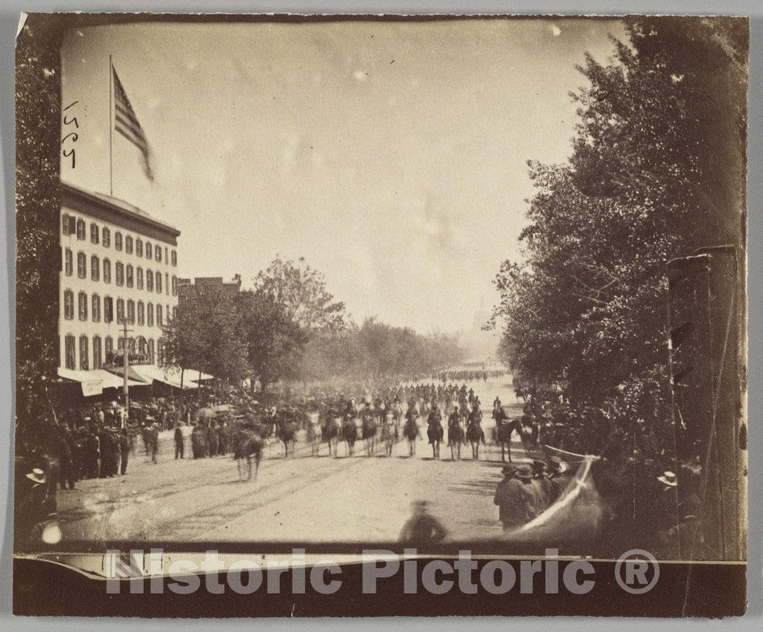 Photo Print : Alexander Gardner - Grand Army Review, Washington, D.C. 2 : Vintage Wall Art