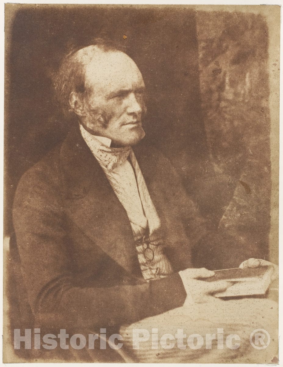Photo Print : Hill and Adamson - Sir Charles Lyell - Geologist : Vintage Wall Art