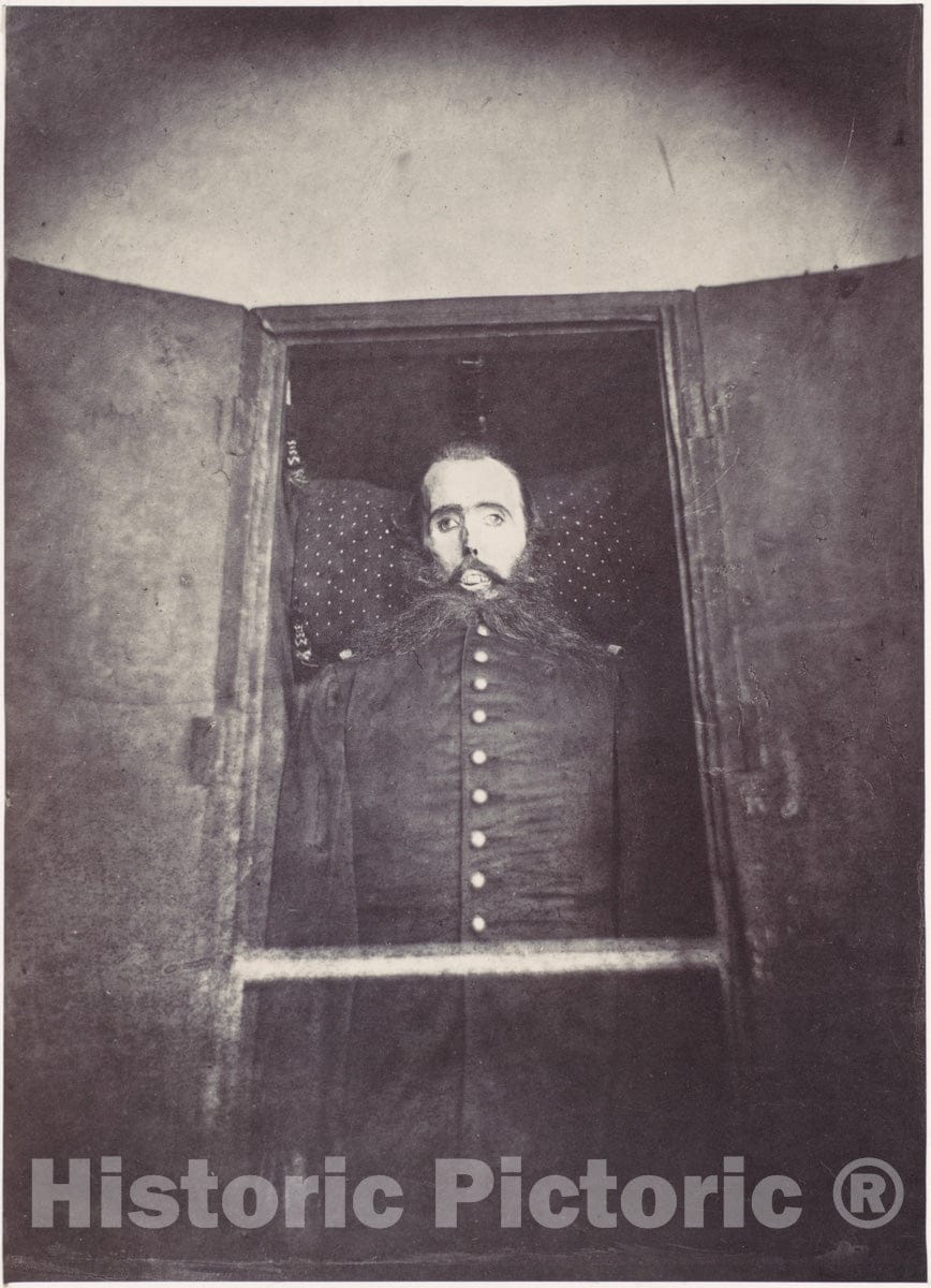 Photo Print : François Aubert - The Corpse of Emperor Maximilian I of Mexico : Vintage Wall Art