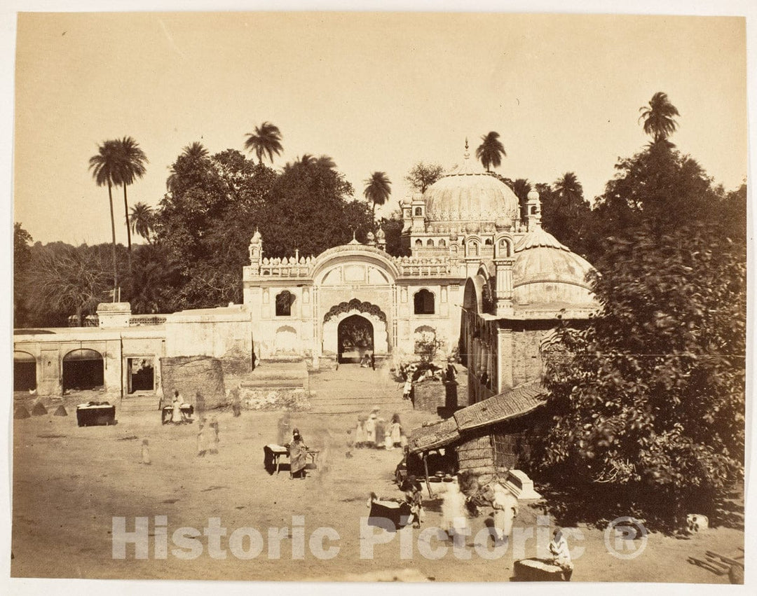 Photo Print : Temple at Karnaul Sirhinde : Vintage Wall Art