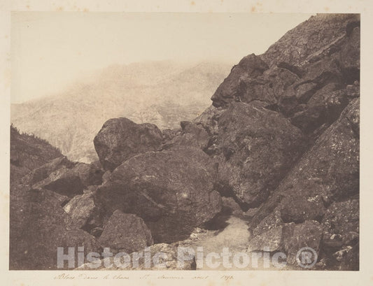Photo Print : Joseph Vigier - Blocs Dans le Chaos, St-Sauveur : Vintage Wall Art