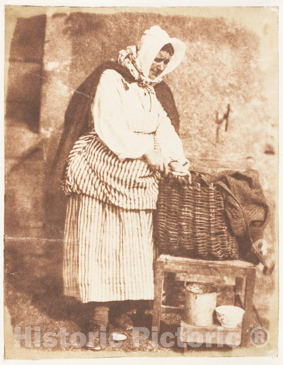 Photo Print : Hill and Adamson - Newhaven Fishwife 2 : Vintage Wall Art