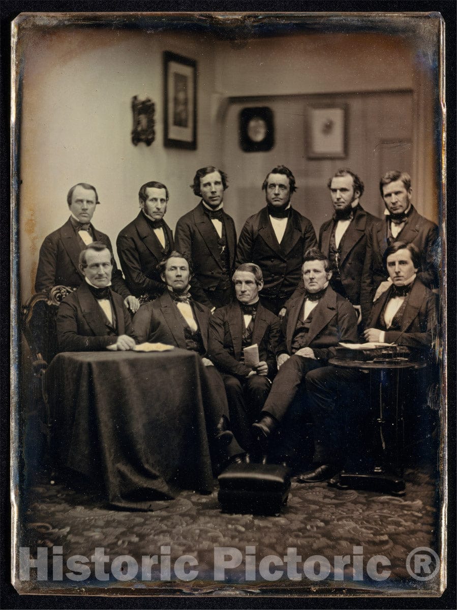 Photo Print : Southworth and Hawes - Boston Lawyers or Clergymen (?) : Vintage Wall Art