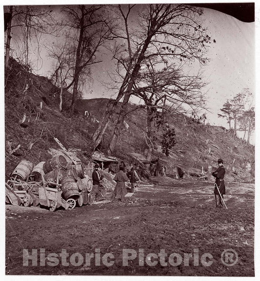 Photo Print : Andrew Joseph Russell - Fort Brady, Virginia : Vintage Wall Art