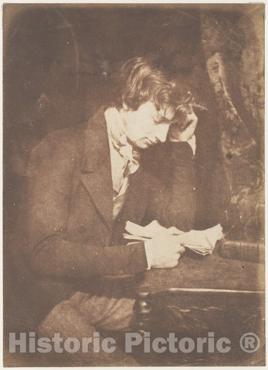 Photo Print : Hill and Adamson - George Gordon (?) : Vintage Wall Art