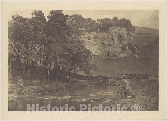 Art Print : George Bankart - Plate from Izaak Walton's The Compleat Angler 1 : Vintage Wall Art