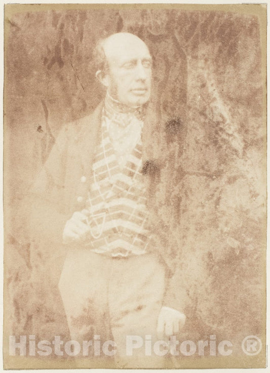 Photo Print : Hill and Adamson - Archibald Butler of Faskally : Vintage Wall Art
