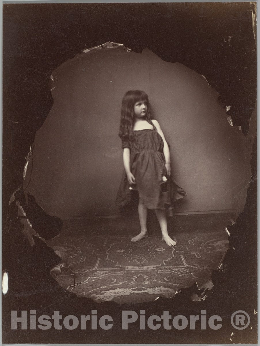 Photo Print : Lewis Carroll - The Prettiest Doll in The World : Vintage Wall Art