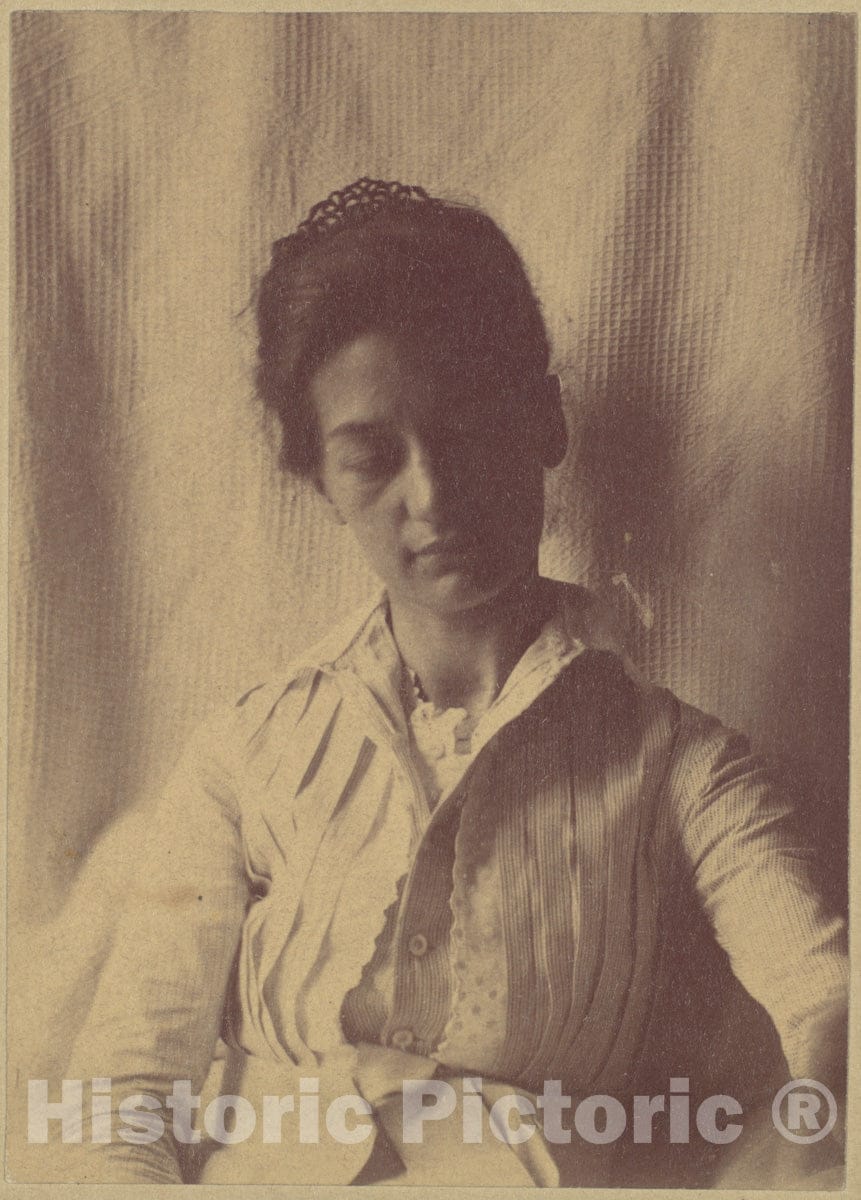 Photo Print : Thomas Eakins - Mrs. Eakins or Her Sister Doll : Vintage Wall Art