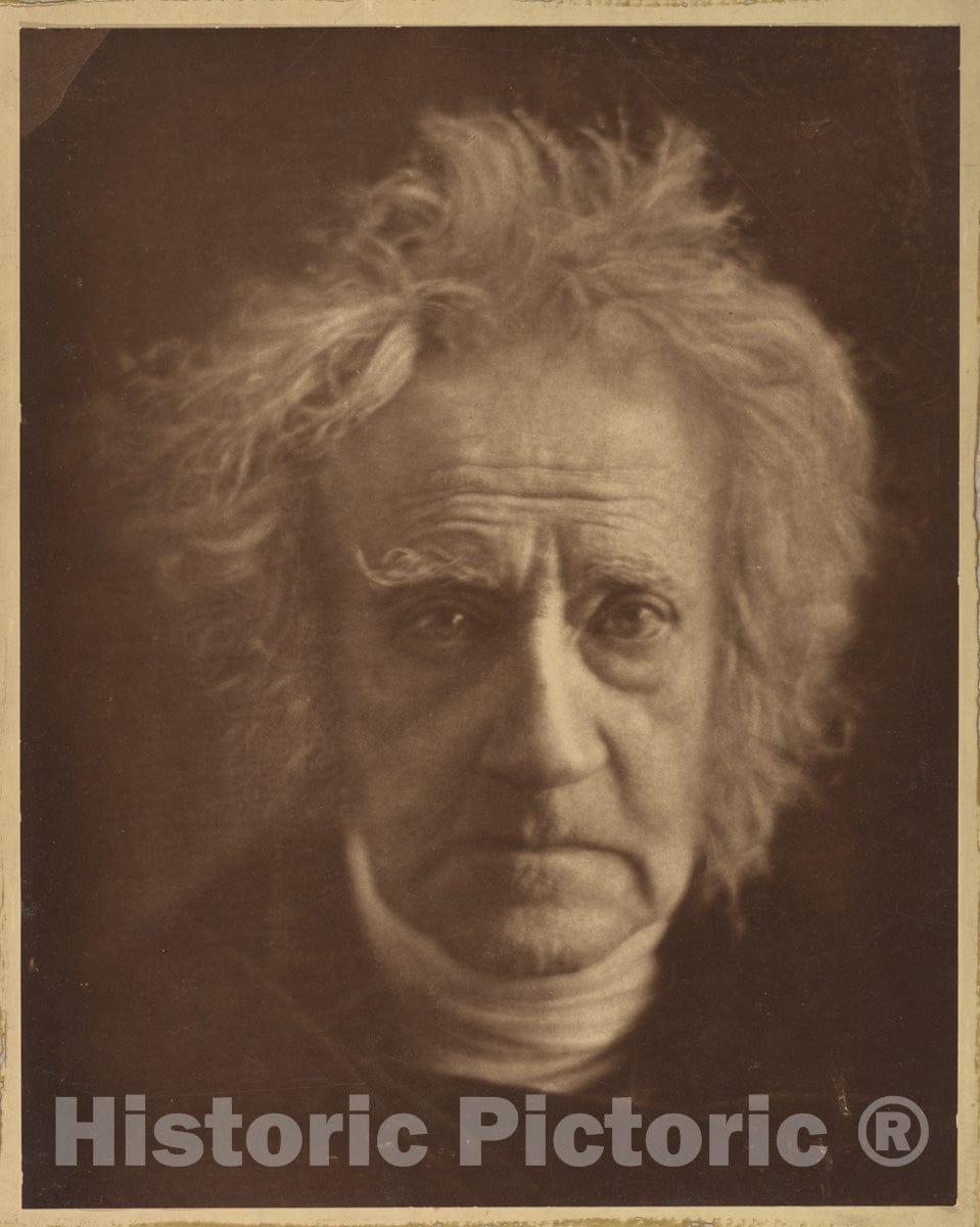 Photo Print : Julia Margaret Cameron - Sir John Herschel 1 : Vintage Wall Art