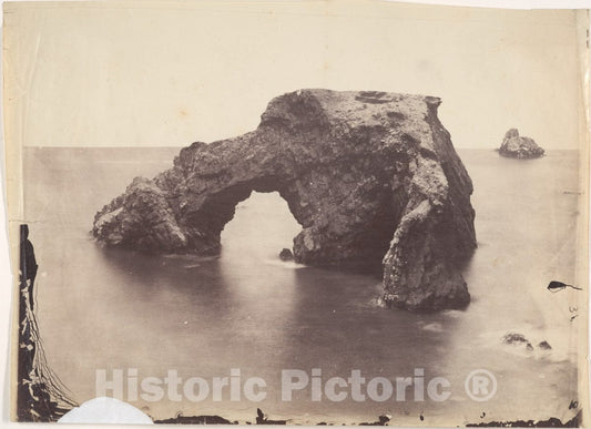 Photo Print : Infernal Rock, Chincha Islands : Vintage Wall Art