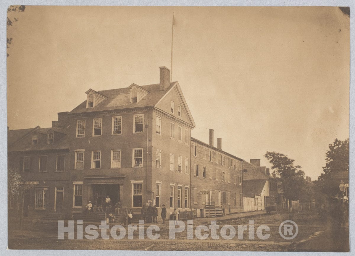 Photo Print : Egbert Guy Fowx - Marshall House, Alexandria, Virginia : Vintage Wall Art