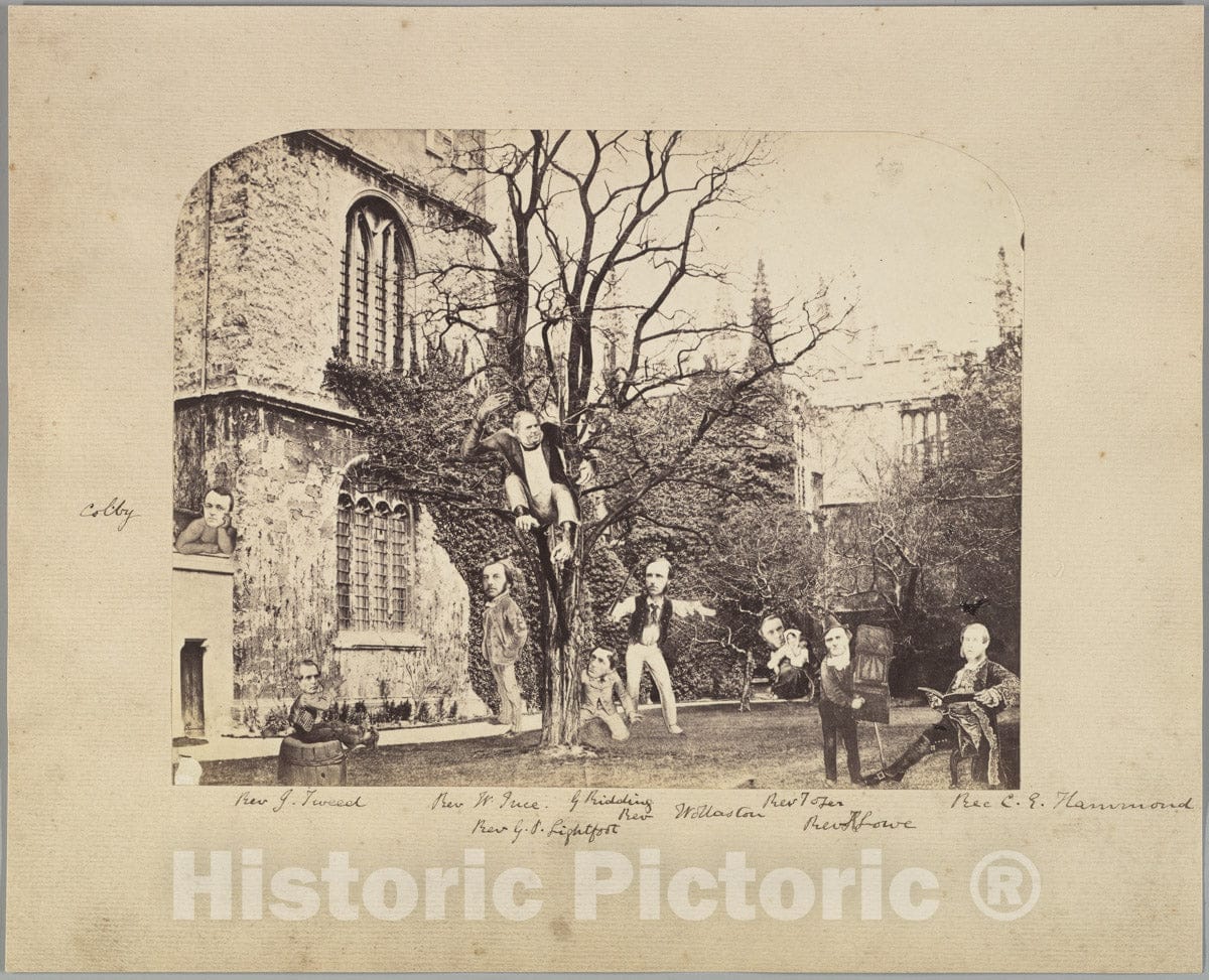 Photo Print : Montage of Ecclesiastical Figures Posed in Political Satire - Artist Unknown v.2 : Vintage Wall Art