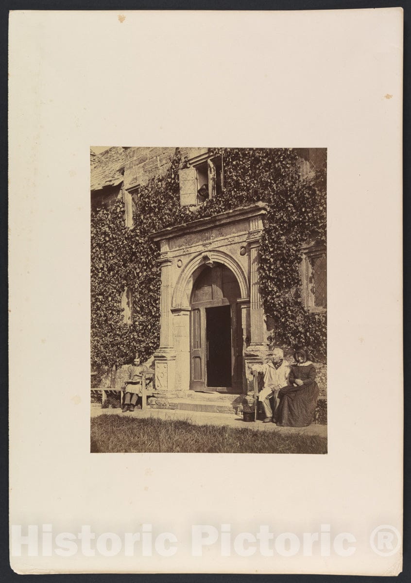 Photo Print : Joseph Cundall - The Alms House : Vintage Wall Art