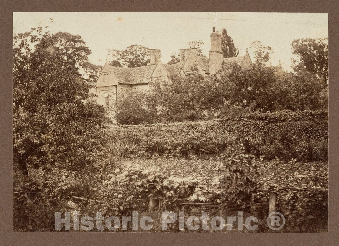 Art Print : Frederick H. Evans - Kelmscott Manor from The Garden : Vintage Wall Art
