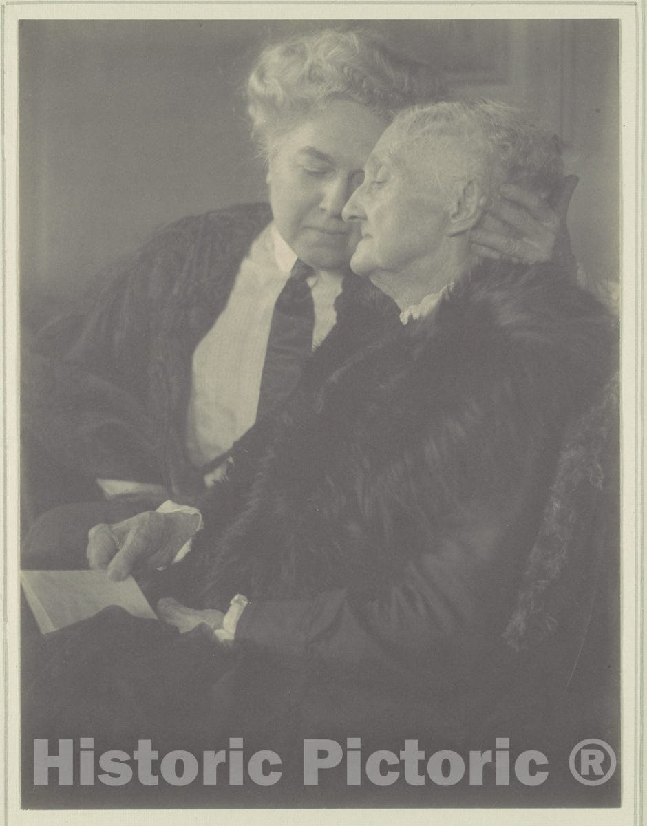 Photo Print : Gertrude Käsebier - When The Sands are Running Low : Vintage Wall Art