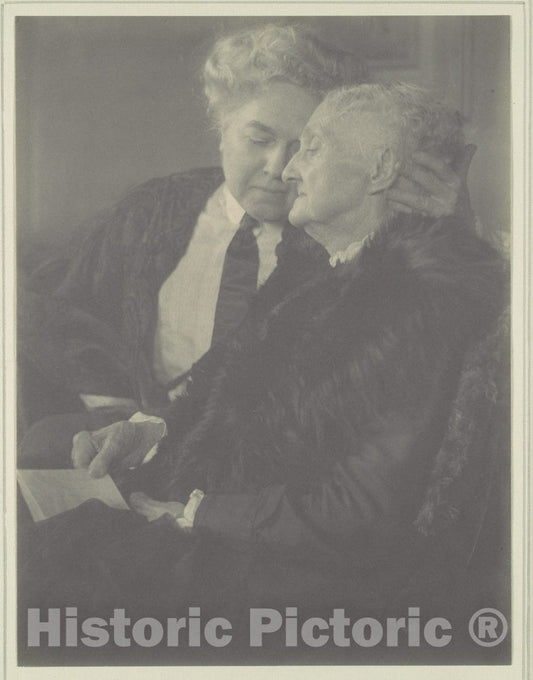 Photo Print : Gertrude Käsebier - When The Sands are Running Low : Vintage Wall Art